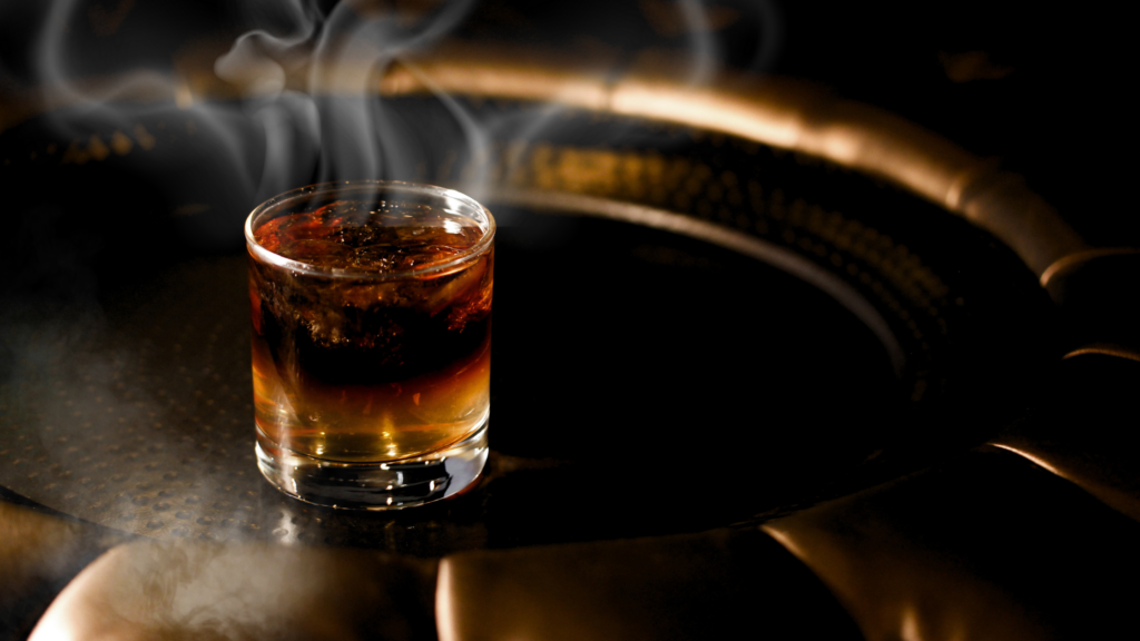 Smoked Gin Old Fashioned